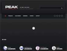 Tablet Screenshot of peakpremium.com